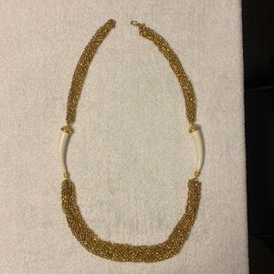 Rare 80’s Vintage Kenneth Lane Tusk Necklace in Great Condition!